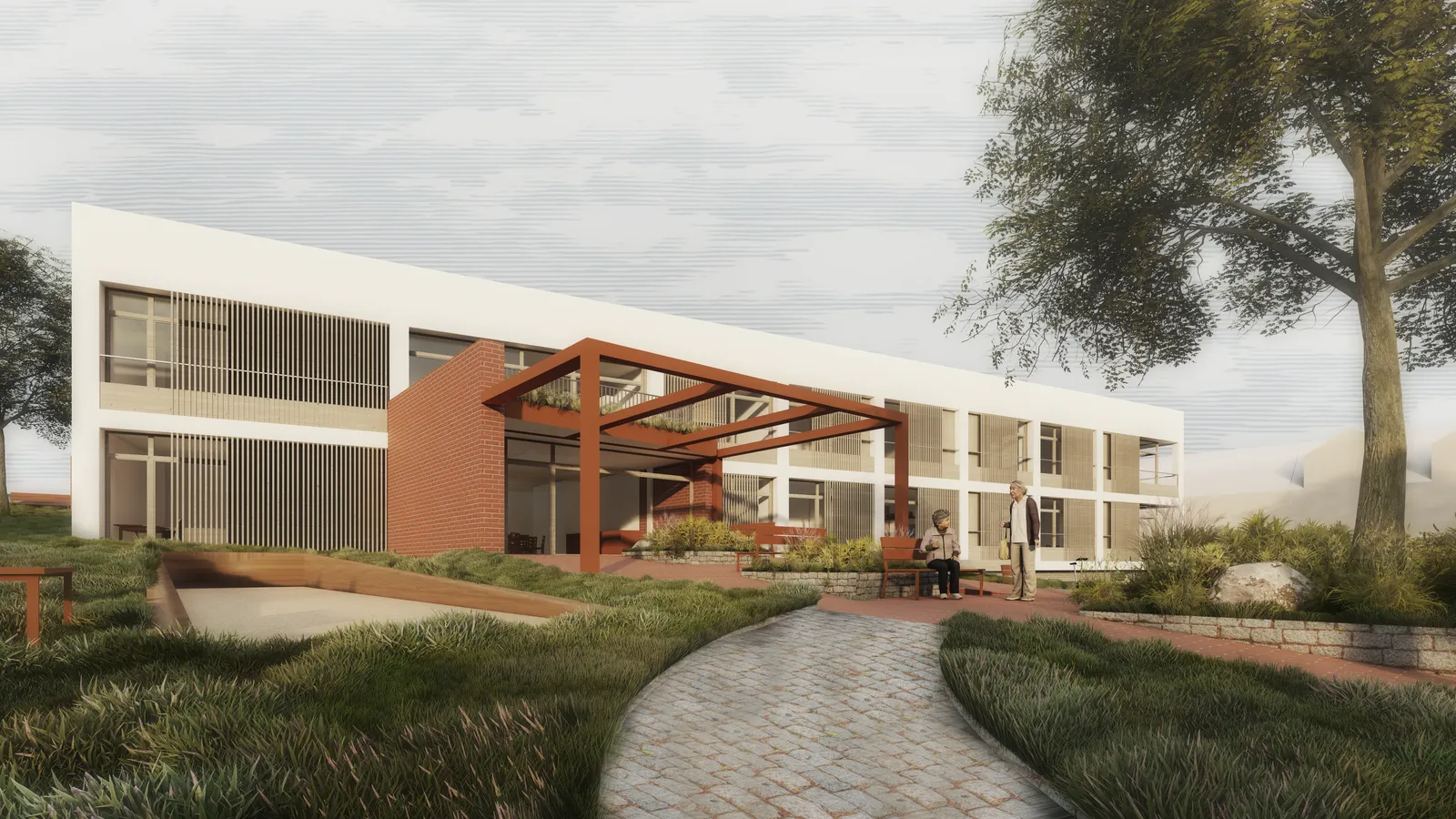 Vizualizace projektu "Domov pro seniory"